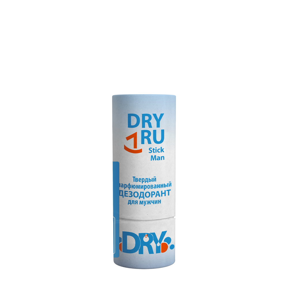 DRY RU Дезодорант твердый парфюмированный для мужчин / DRYRU 55 мл, фото 1