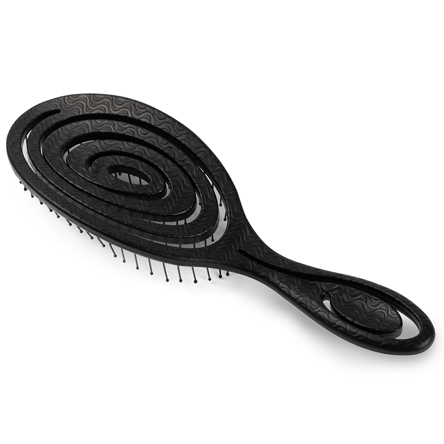 KOSMO SHTUCHKI Расчёска спиральная 5440-M2, черная / KOSMO SHTUCHKI, фото 5