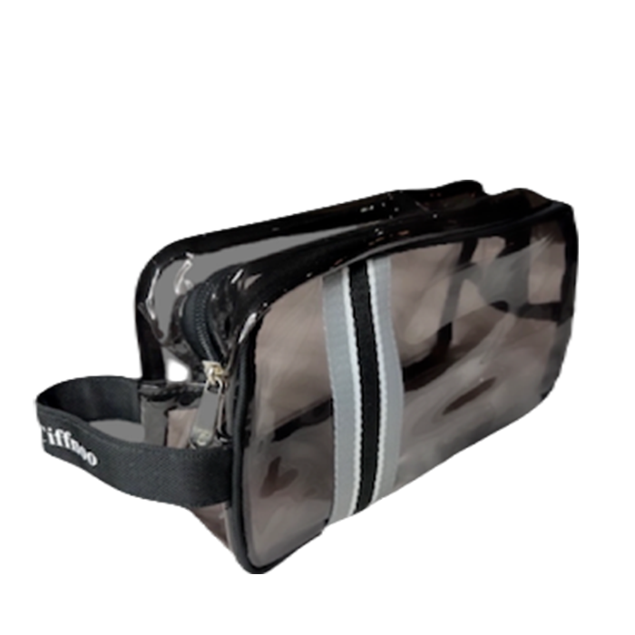 STUDIO STYLE Косметичка прозрачная цветная, цвет черный, фото 1