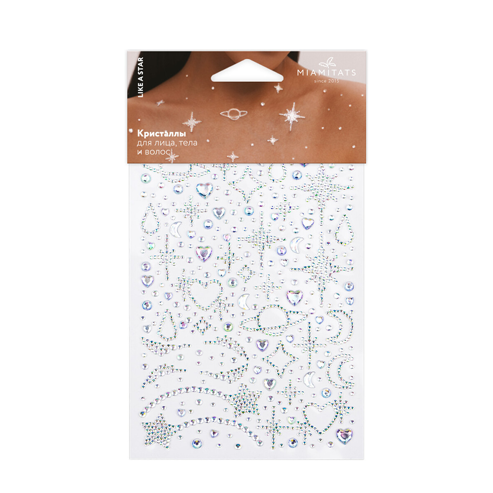 MIAMITATS Кристаллы на клейком слое / CRYSTAL Like a Star 1 шт, фото 1
