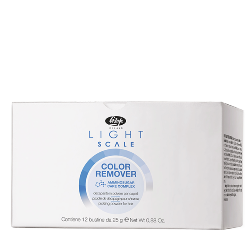 LISAP MILANO Порошок для декапирования волос / Light Scale Color Remover 12 х 25 г, фото 1