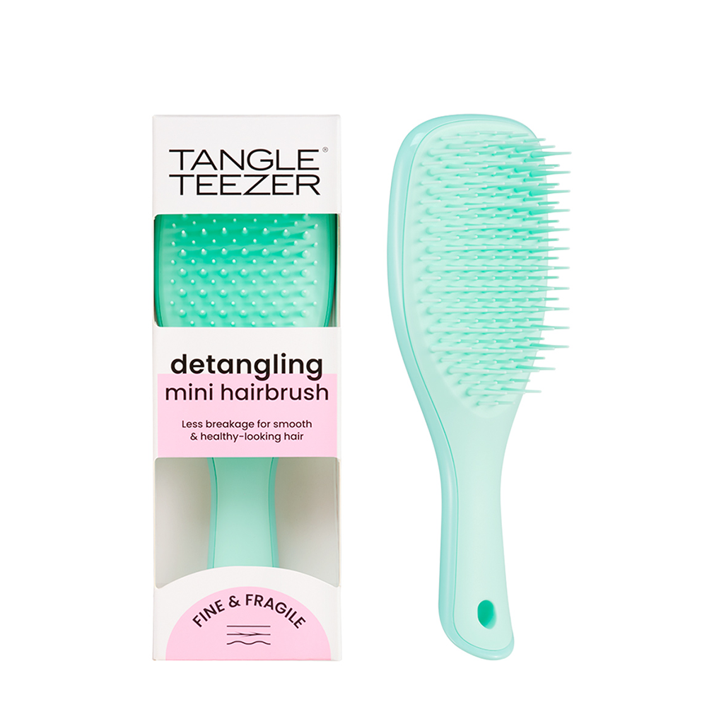 TANGLE TEEZER Расческа для волос / The Ultimate Detangler Mini Fine & Fragile Jade Lagoon, фото 6