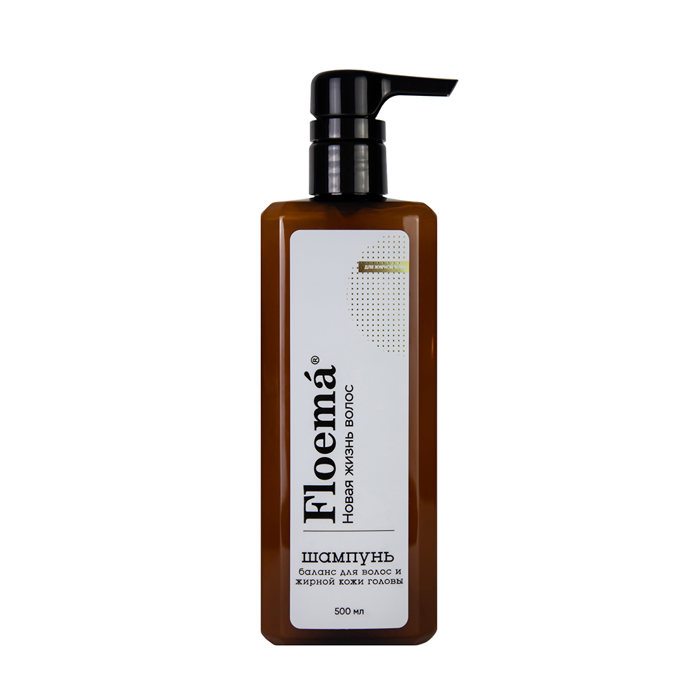 FLOEMA Шампунь балансирующий для волос и жирной кожи головы / Floema 500 мл, фото 1