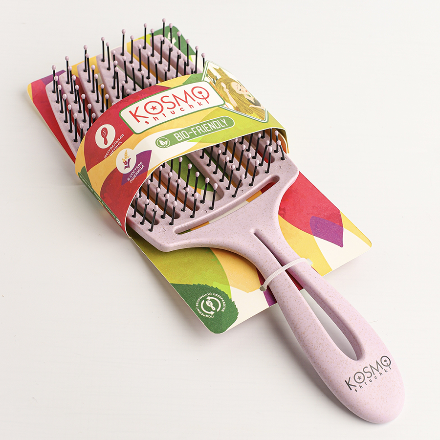 KOSMO SHTUCHKI Расчёска Факел, фиолетовая / KOSMO SHTUCHKI, фото 2