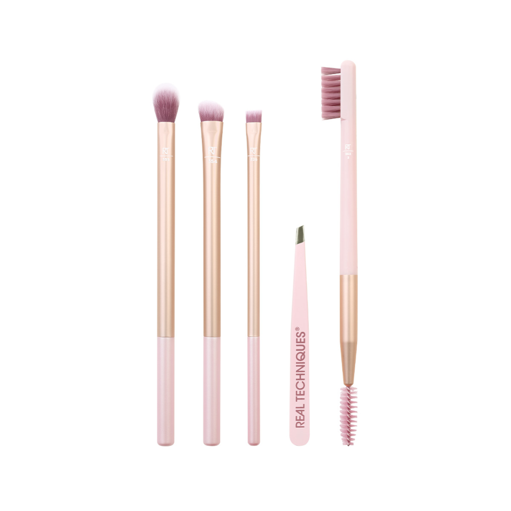 REAL TECHNIQUES Набор кистей для макияжа глаз и бровей / Real Techniques Naturally Beautiful Eye Set, фото 2