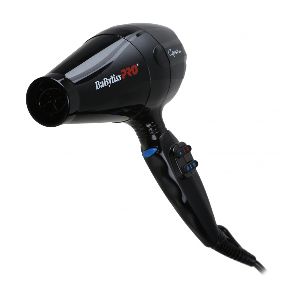BABYLISS PRO Фен BaByliss Pro Caruso черный, ионизация, 2 насадки 2400 Вт, фото 3