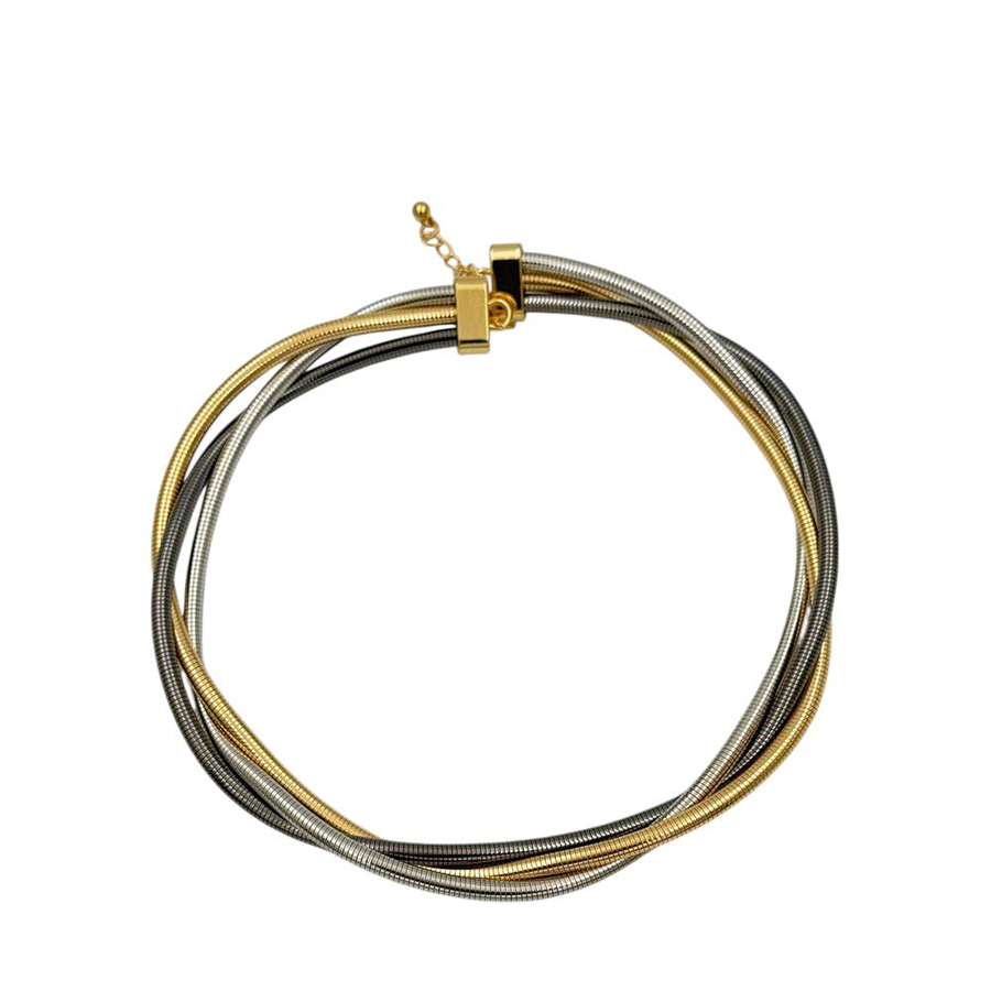 IWOU PROFESSIONAL Браслет Краса России трехцветный с замком, фото 2