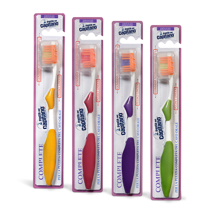 PASTA DEL CAPITANO Щетка зубная комплексный уход, жесткая / Complete Hard 1 шт, фото 2