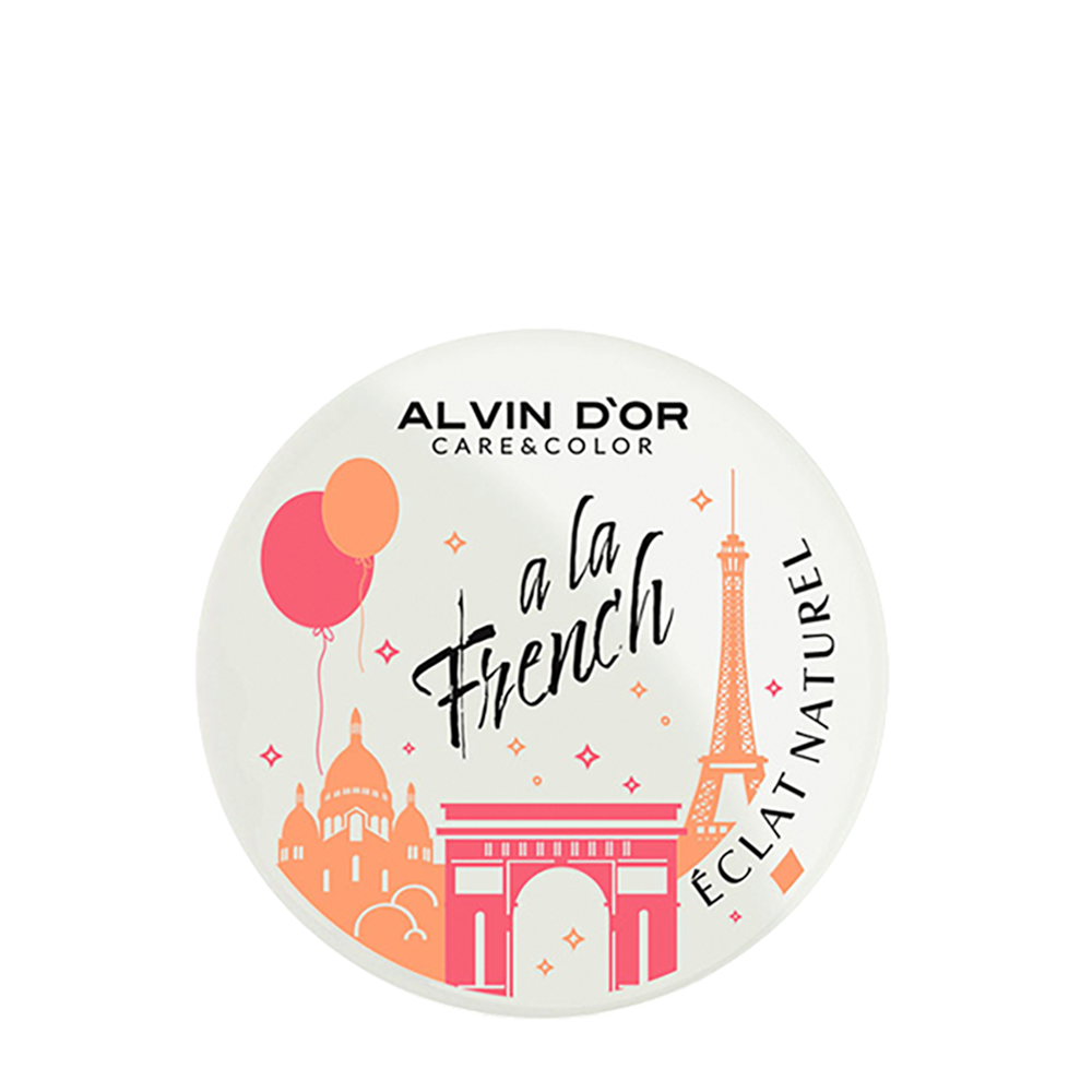 ALVIN D'OR Пудра компактная фиксирующая, тон 03 / Eclat Naturel A LA FRENCH Natural beige 10 гр, фото 1