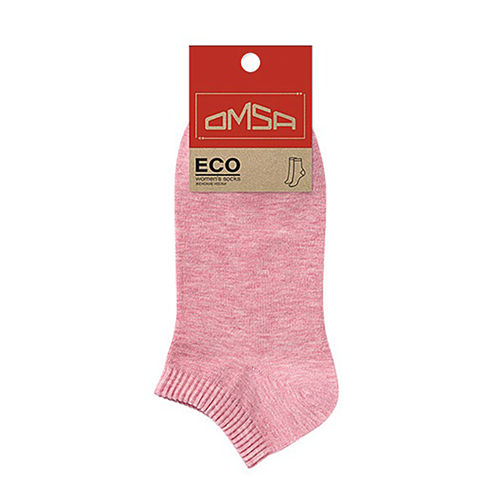 OMSA Носки укороченные с люрексом Rosa Melange 35-38 / ECO 255, фото 1