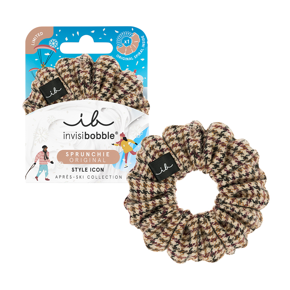 INVISIBOBBLE Резинка-браслет для волос / invisibobble SPRUNCHIE Apres Ski Jacquard, фото 2