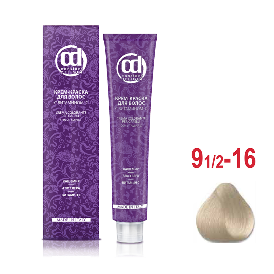 CONSTANT DELIGHT 91/2/16 краска с витамином С для волос, сандре шоколадный 100 мл, фото 2