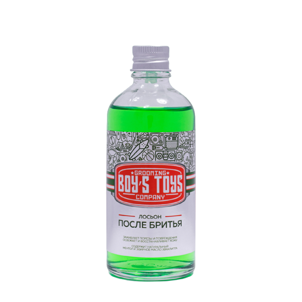 BOY'S TOYS Лосьон после бритья ментол&эвкалипт / Boy's Toys 100 мл, фото 1
