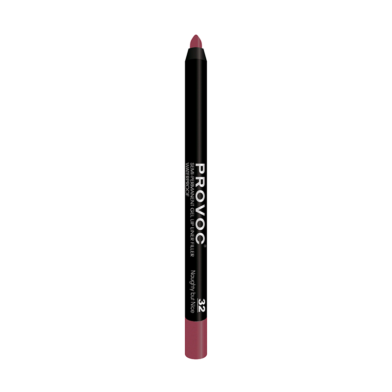 PROVOC Подводка гелевая в карандаше для губ, 32 светло-малиново-бежевый / Gel Lip Liner Naughty but Nice, фото 1