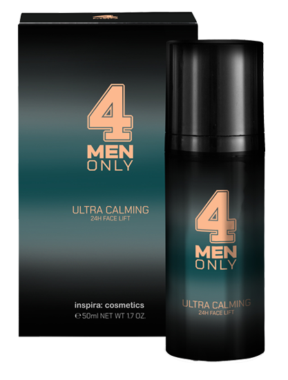 INSPIRA COSMETICS Крем-лифтинг успокаивающий 24-часового действия для лица / 4 Men Only 50 мл, фото 1