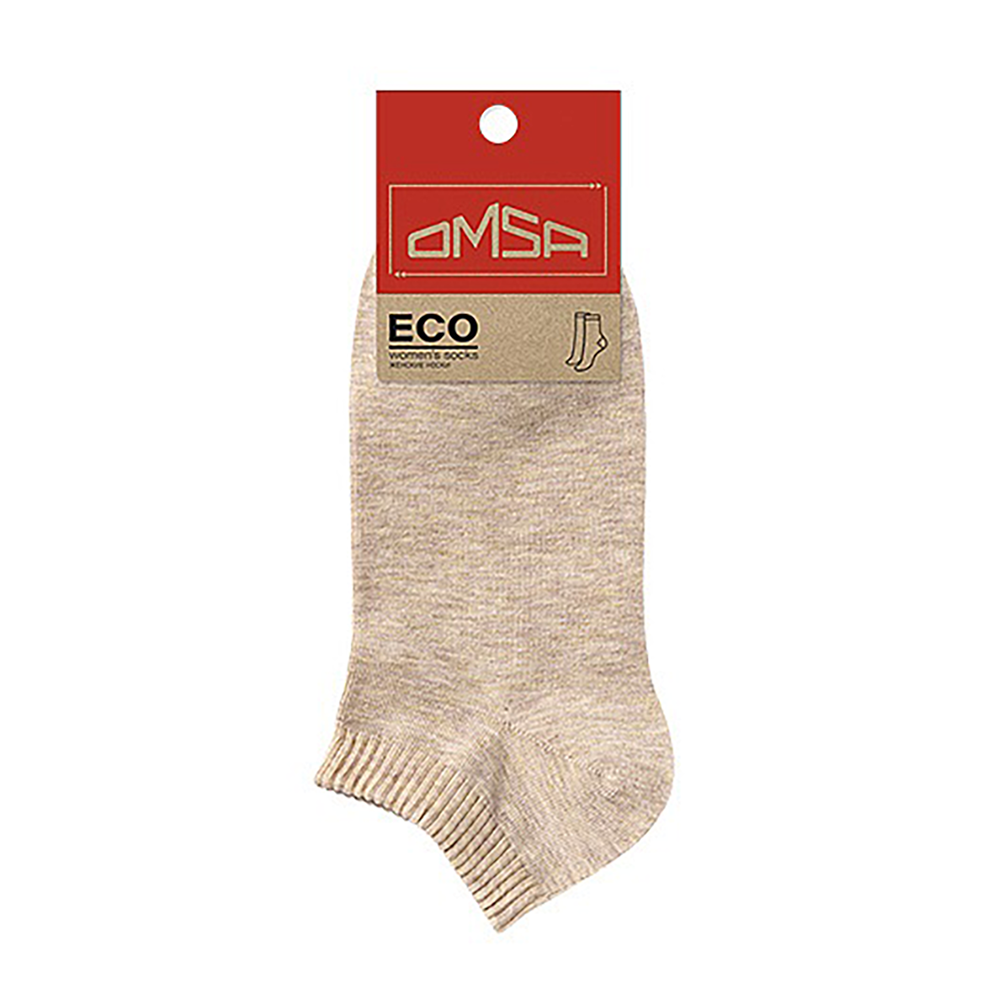 OMSA Носки укороченные с люрексом Beige Melange 39-41 / ECO 255, фото 1