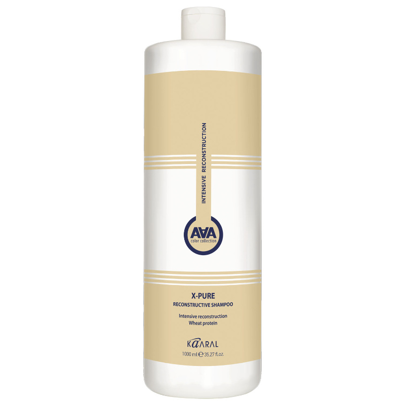 KAARAL Шампунь восстанавливающий для поврежденных волос с пшеничными протеинами / AAA X-FORM 1000 мл, фото 1