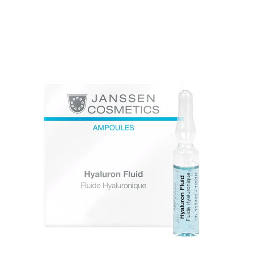 JANSSEN COSMETICS Сыворотка ультраувлажняющая с гиалуроновой кислотой / Hyaluron Fluid AMPOULES 1*2 мл, фото 2