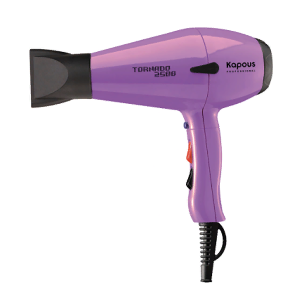 KAPOUS Фен профессиональный Kapous Tornado 2500, сиреневый, фото 1