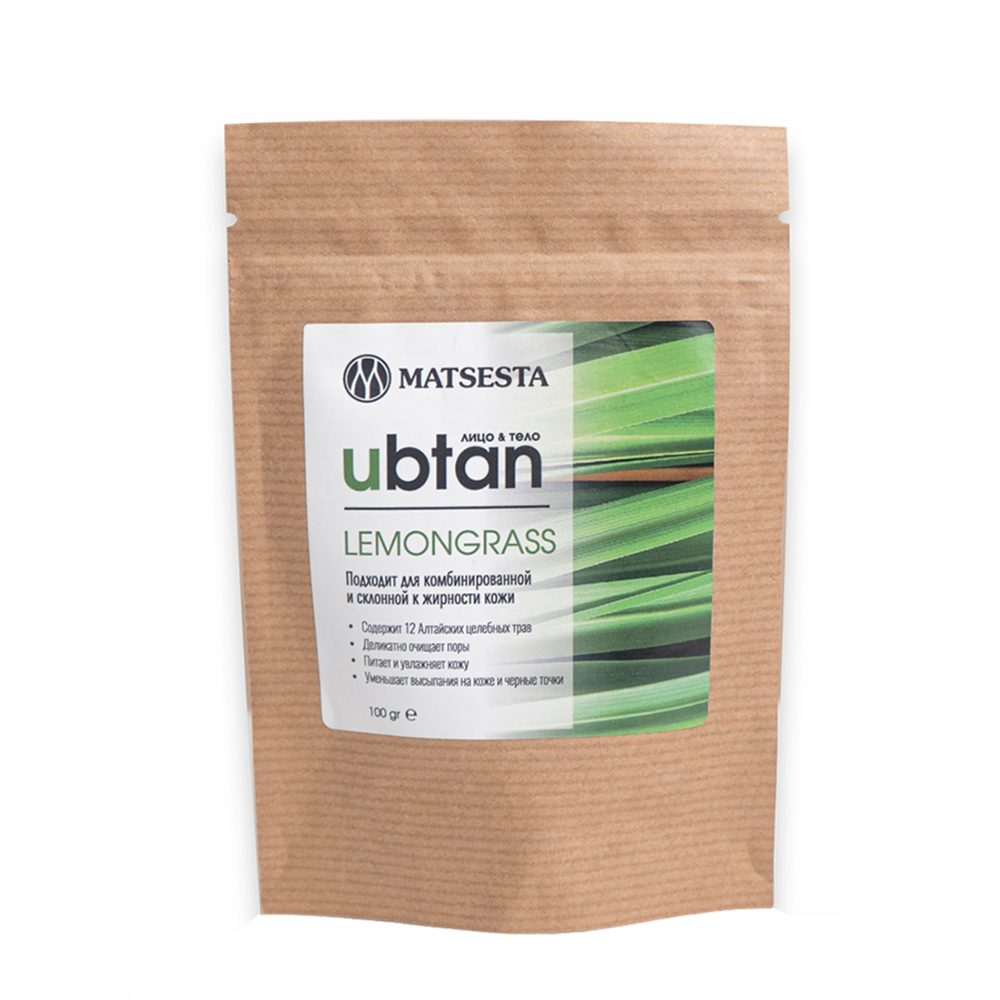 MATSESTA Убтан с 12 алтайскими травами Лемонграсс / Matsesta Lemongrass 100 мл, фото 1