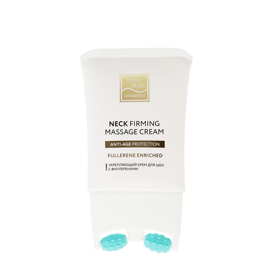 BEAUTY STYLE Крем для шеи с массажным аппликатором подтягивающий с фуллеренами / Beauty Style 120 мл, фото 3