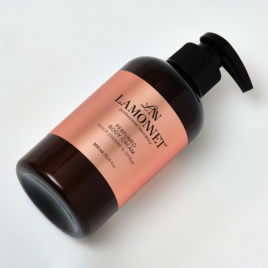 LAMONNET Крем парфюмированный для тела, черный перец и амбра / LAMONNET 300 мл, фото 2