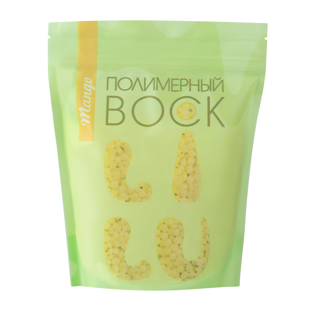 LILU Воск полимерный в гранулах, полупрозрачный Mango / LILU 700 гр, фото 1