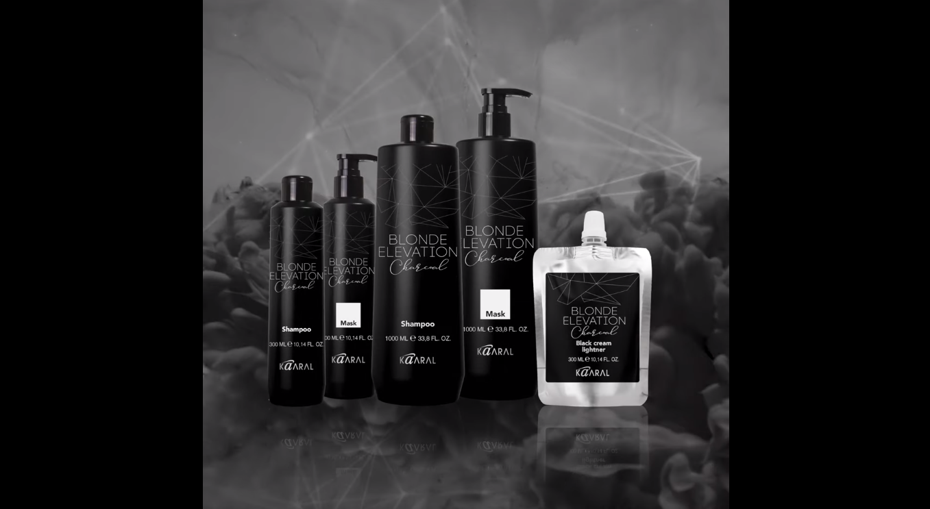 KAARAL Маска тонирующая черная угольная / BLONDE ELEVATION CHARCOAL MASK 300 мл, фото 3