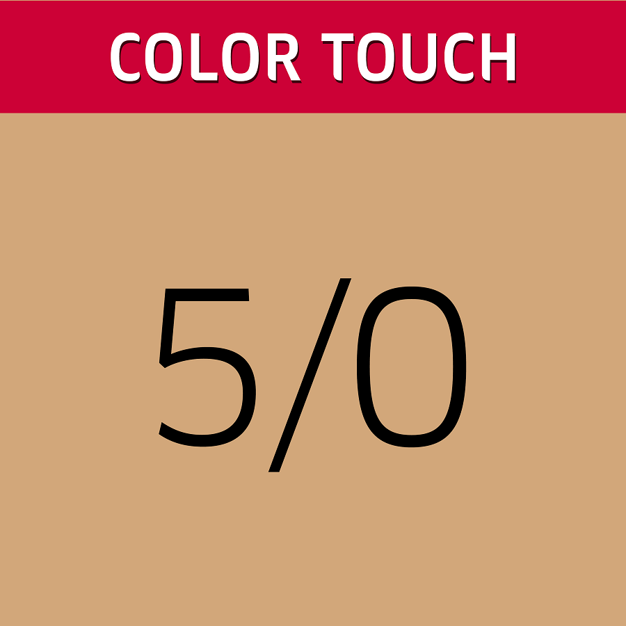 WELLA 5/0 краска для волос, светло-коричневый / Color Touch 60 мл, фото 2