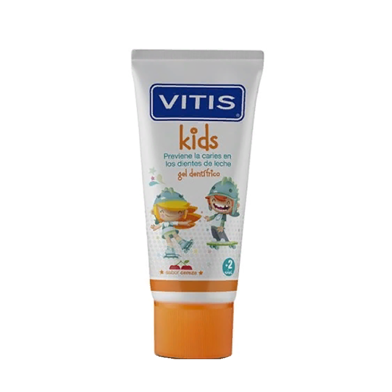 DENTAID Паста-гель зубная детская 2-6 лет, вишня Kids 50 мл, фото 1