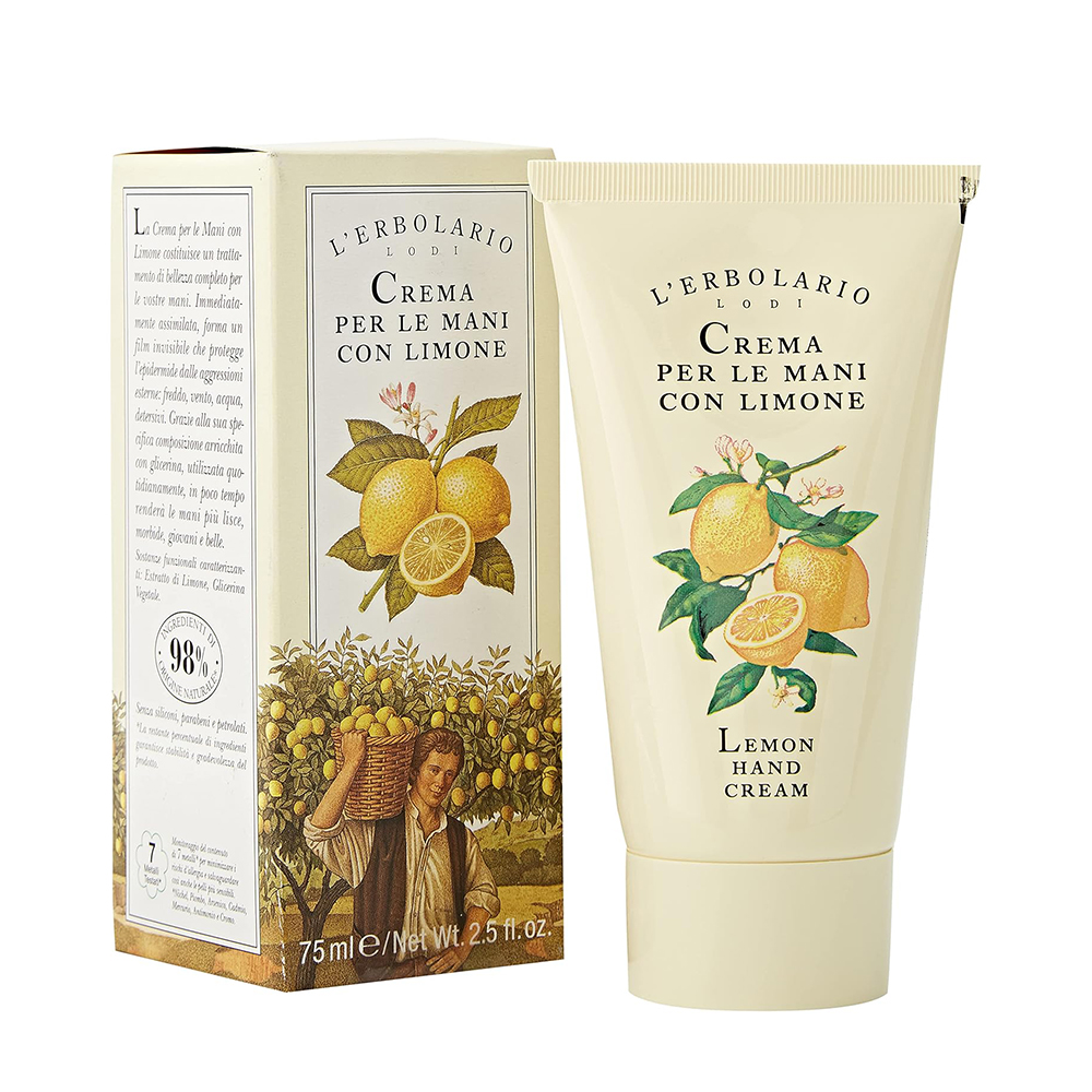 LERBOLARIO Крем для рук цитрусовым ароматом / Lemon Hand Cream 75 мл, фото 2