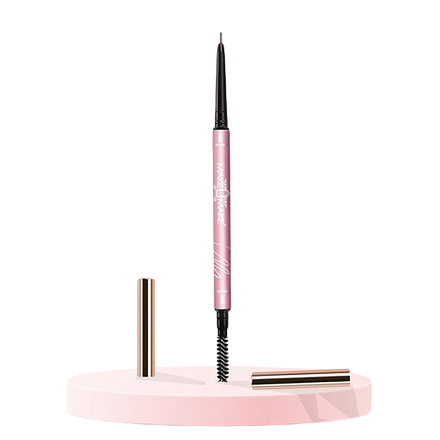 MAKE U MAKE Карандаш выдвижной ультра-тонкий для бровей для шатенок и русых, серо-коричневый натуральный / BrowMatic Taupe 3,2 гр, фото 2