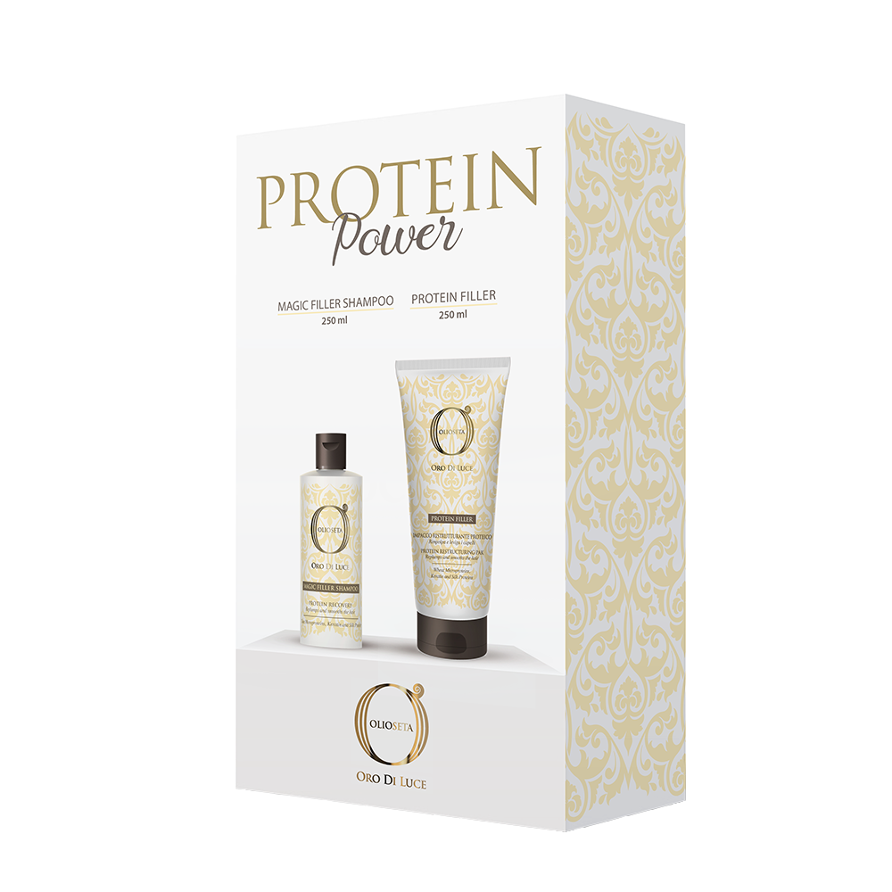 BAREX Набор (Протеиновый филлер PROTEIN POWER 250 мл + шампунь MAGIC FILLER 250 мл) / OLS ODL, фото 1