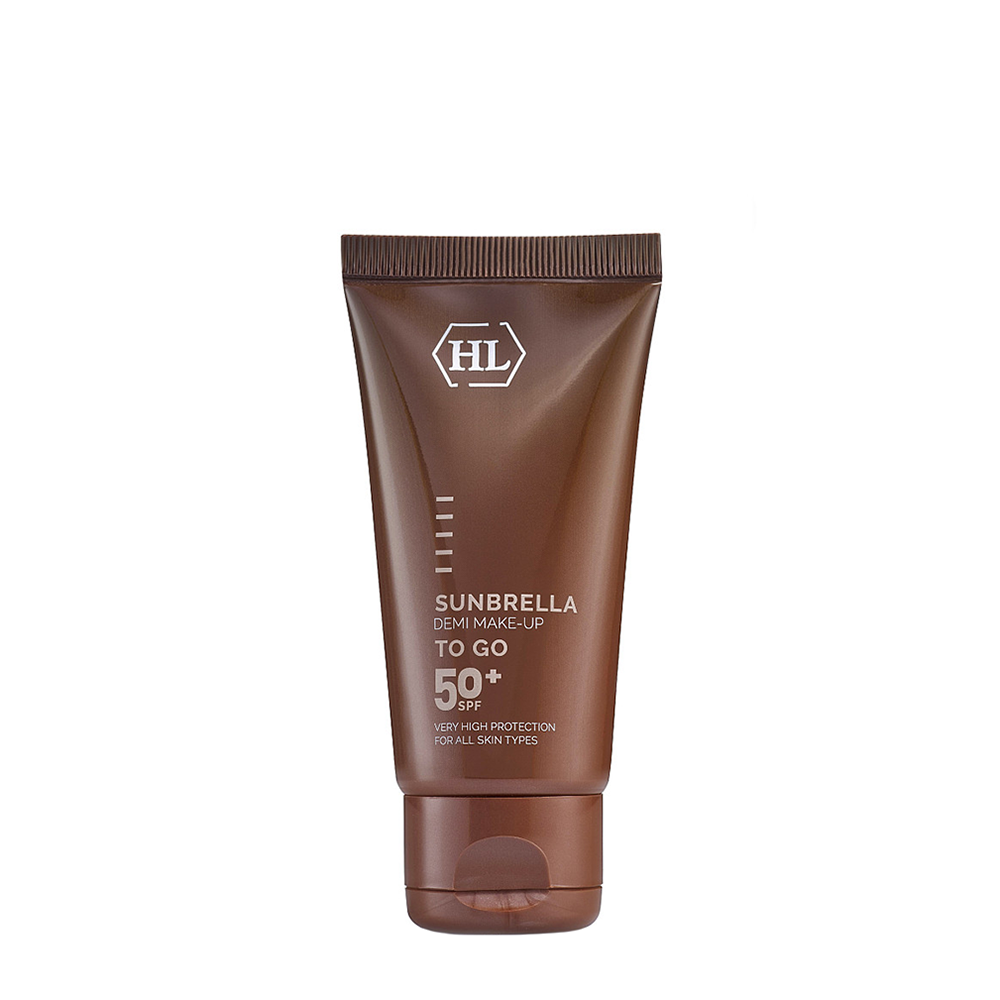 HOLY LAND Крем солнцезащитный SPF 50+ с фильтрами UVA+UVB, ухаживающими компонентами и тональным эффектом / Sunbrella 50 мл, фото 1