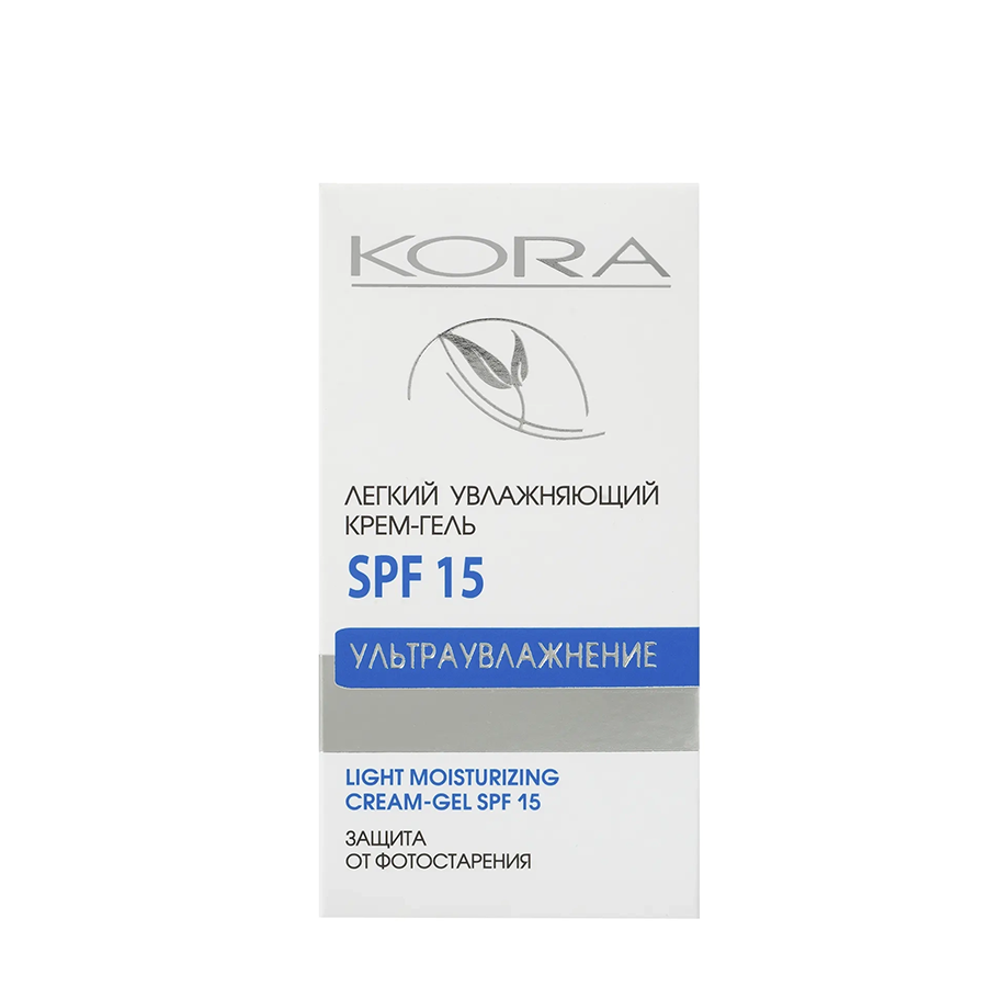 KORA Крем-гель увлажняющий легкий SPF 15 50 мл, фото 3