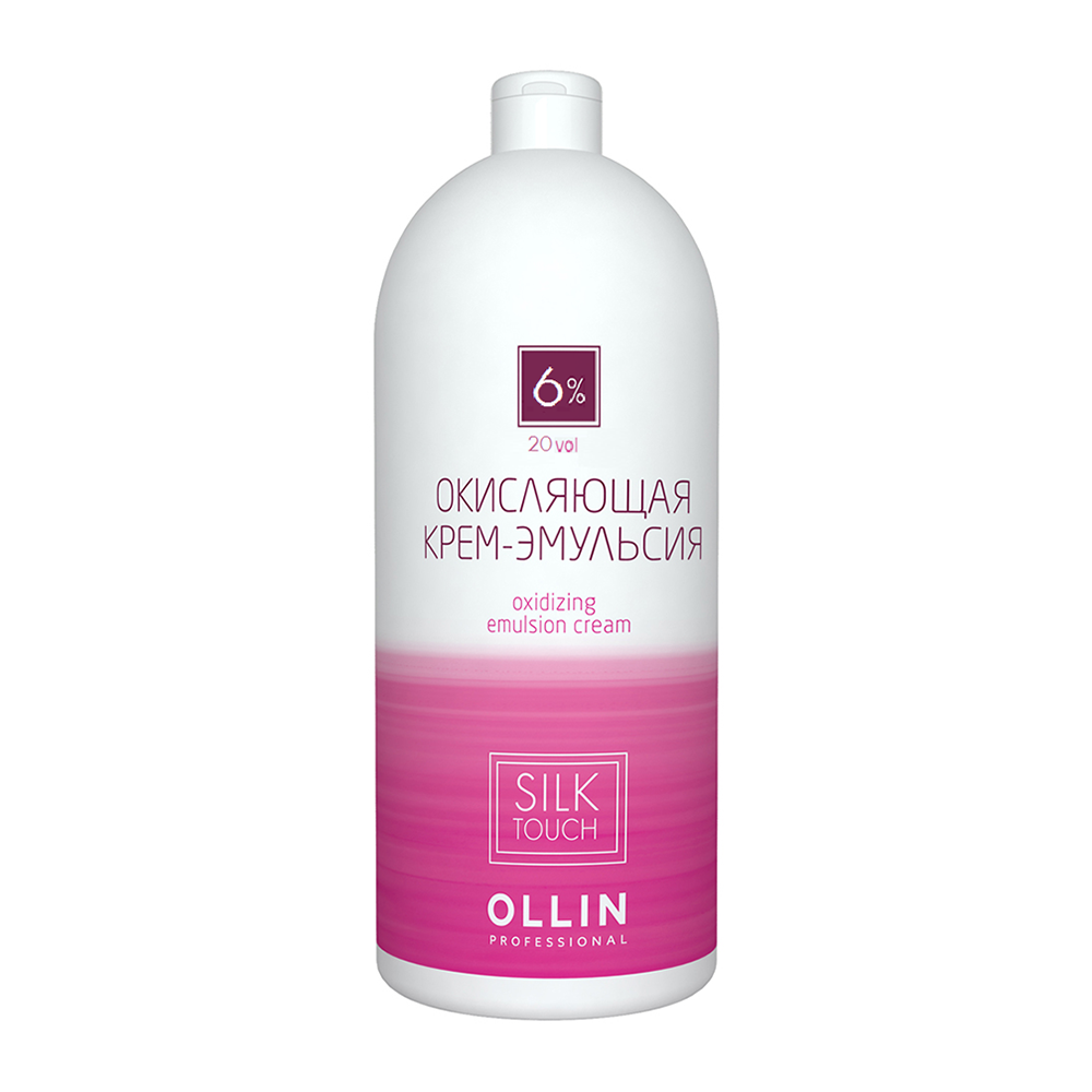 OLLIN PROFESSIONAL Крем-эмульсия окисляющая 6% (20vol) / Oxidizing Emulsion cream SILK TOUCH 1000 мл, фото 1