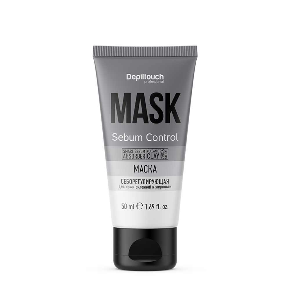 DEPILTOUCH PROFESSIONAL Маска себорегулирующая для лица для кожи склонной к жирности / Depiltouch Professional 50 мл, фото 1