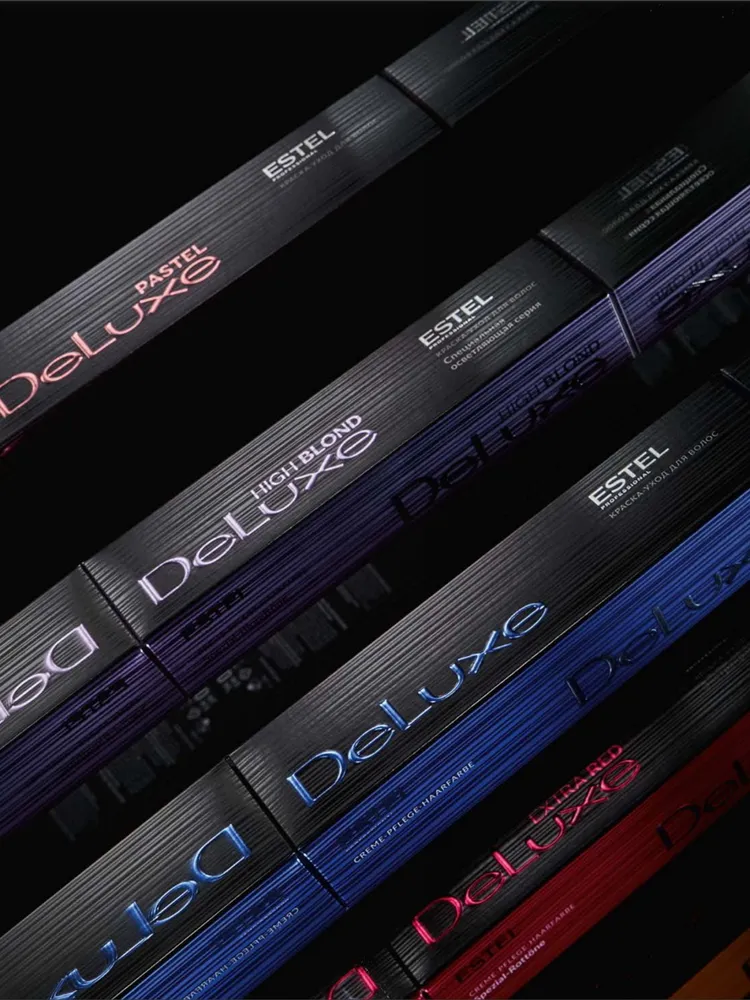 ESTEL PROFESSIONAL 5/67 краска для волос, светлый шатен фиолетово-коричневый / DE LUXE 60 мл, фото 4