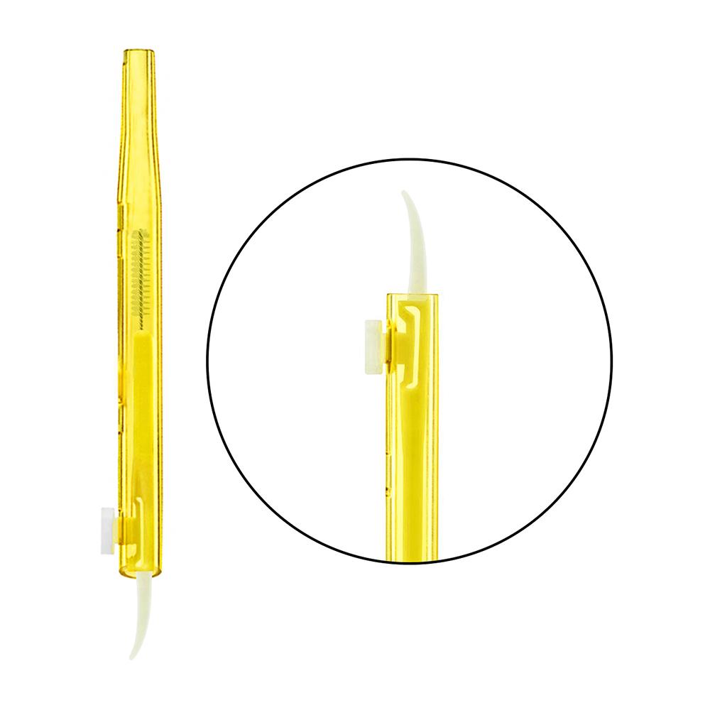 INNOVATOR COSMETICS Щеточка многофункциональная для бровей и ресниц, 1.0 мм жёлтая / Baby Brush, фото 3