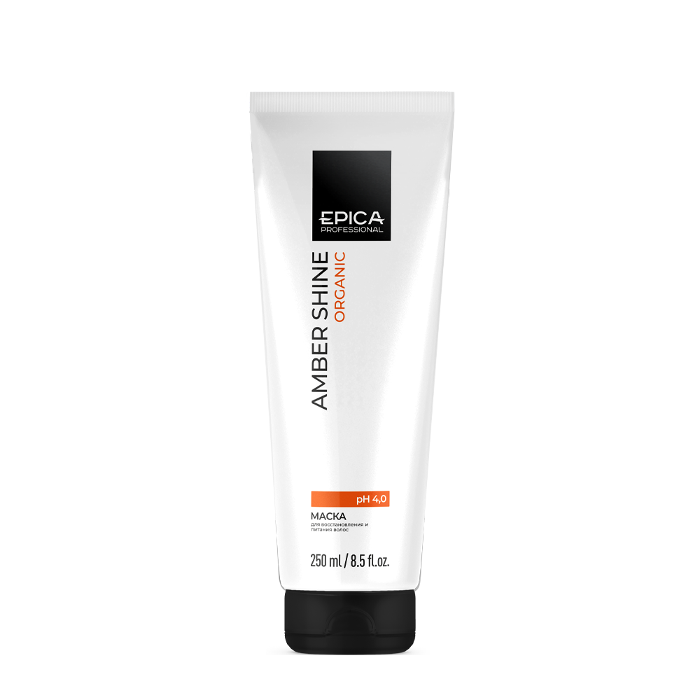 EPICA PROFESSIONAL Маска для восстановления и питания волос / Amber Shine Organic 250 мл, фото 2