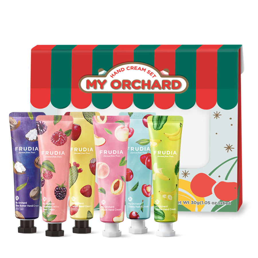 FRUDIA Набор подарочный Фруктовая ярмарка: крема для рук 6*30 мл, фото 2