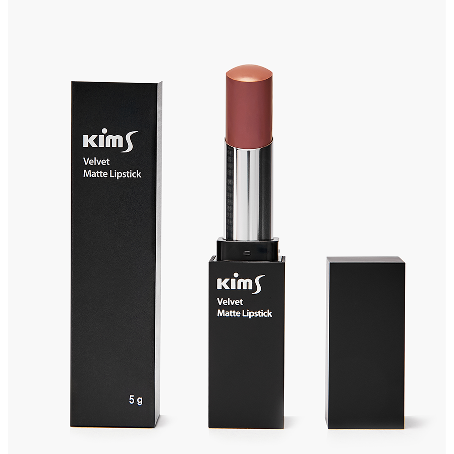 KIMS Помада матовая вельветовая для губ / Velvet Matte Lip Stick Dry Rose 5 гр, фото 2