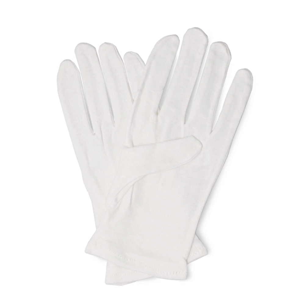SOLOMEYA Перчатки косметические 100% хлопок, в пластиковой упаковке / 100% Cotton Gloves for cosmetic use 1 пара, фото 1