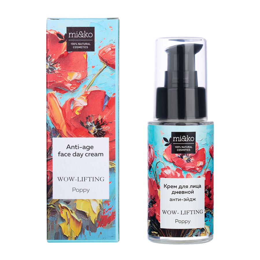 MI&KO Крем дневной анти-эйдж для лица / WOW- lifting Poppy 30 мл, фото 2
