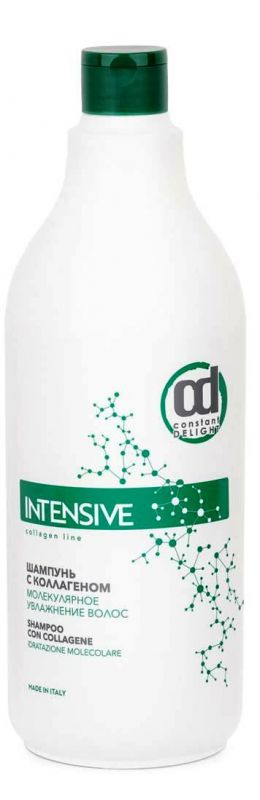 CONSTANT DELIGHT Шампунь с коллагеном, молекулярное увлажнение волос / INTENSIVE 1000 мл, фото 1