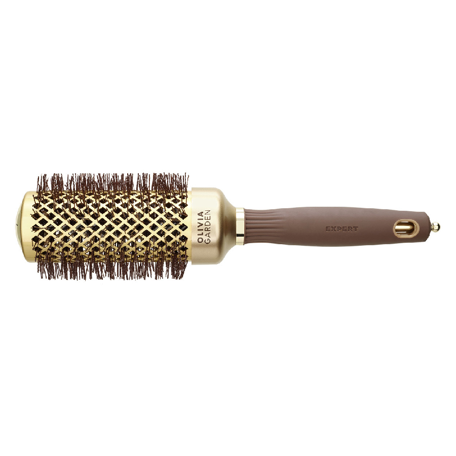 OLIVIA GARDEN Термобрашинг OG Expert Blowout Shine Wavy Bristles Gold&Brown 45 мм, фото 1