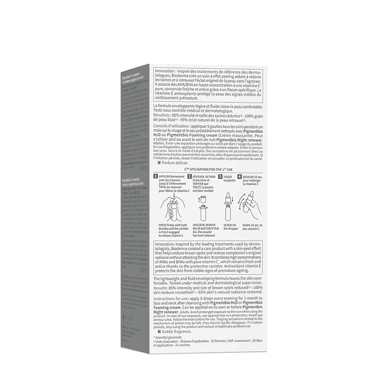 BIODERMA Сыворотка осветляющая для лица / PIGMENTBIO С-Concentrate 15 мл, фото 6