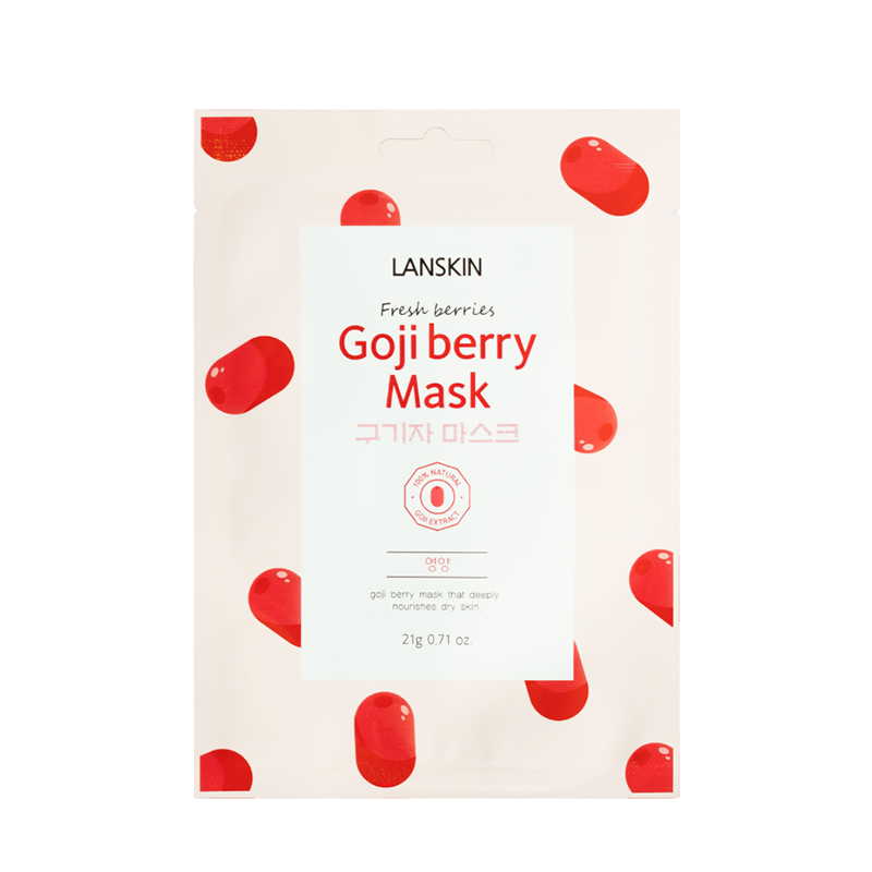 LANSKIN Маска тканевая с ягодами годжи / LanSkin 21 гр, фото 1