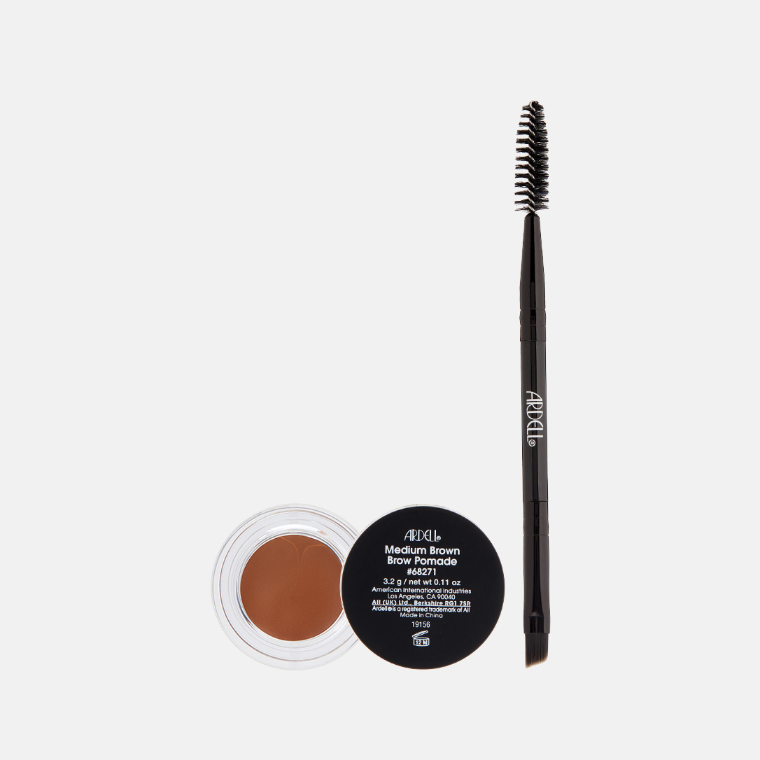 ARDELL Помада влагостойкая для бровей, средне-коричневый (с кистью) 3 г, фото 4