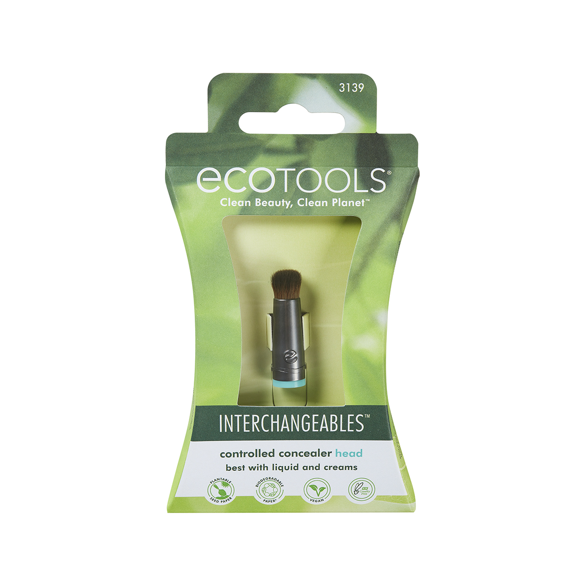 ECOTOOLS Кисть-насадка сменная для консилера / Interchangeables Controlled Concealer Head, фото 4